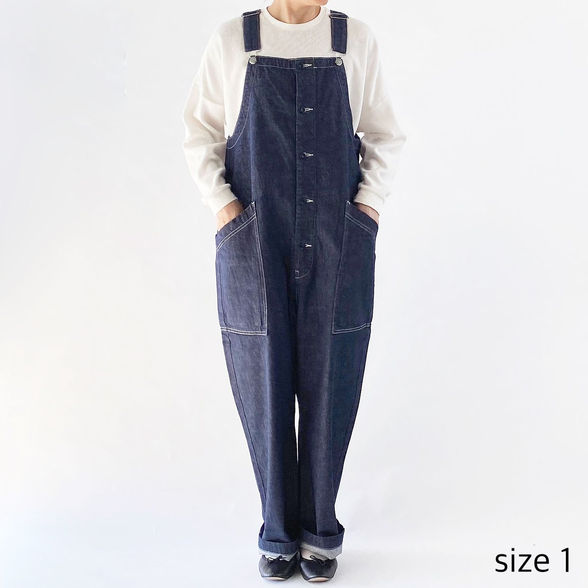 DENIM OVERALLS（デニム オーバーオール）A12007