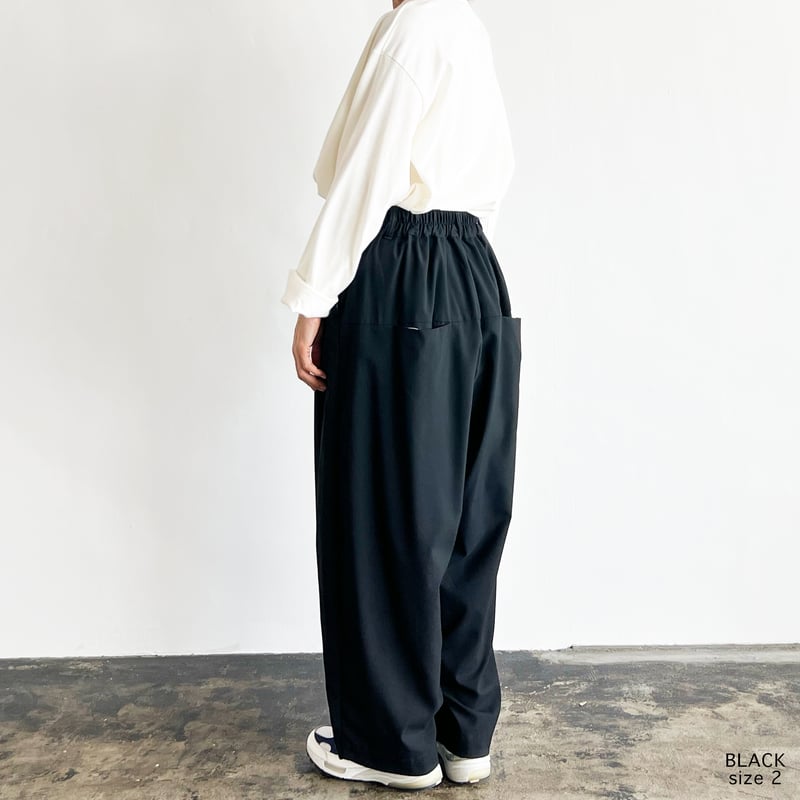 T/R TROPICAL WIDE EGG PANTS ワイドエッグパンツ A22502
