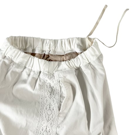 LACE SIDE EASY CIRCUS PANTS   サイドレース イージーサーカスパンツ  A12610