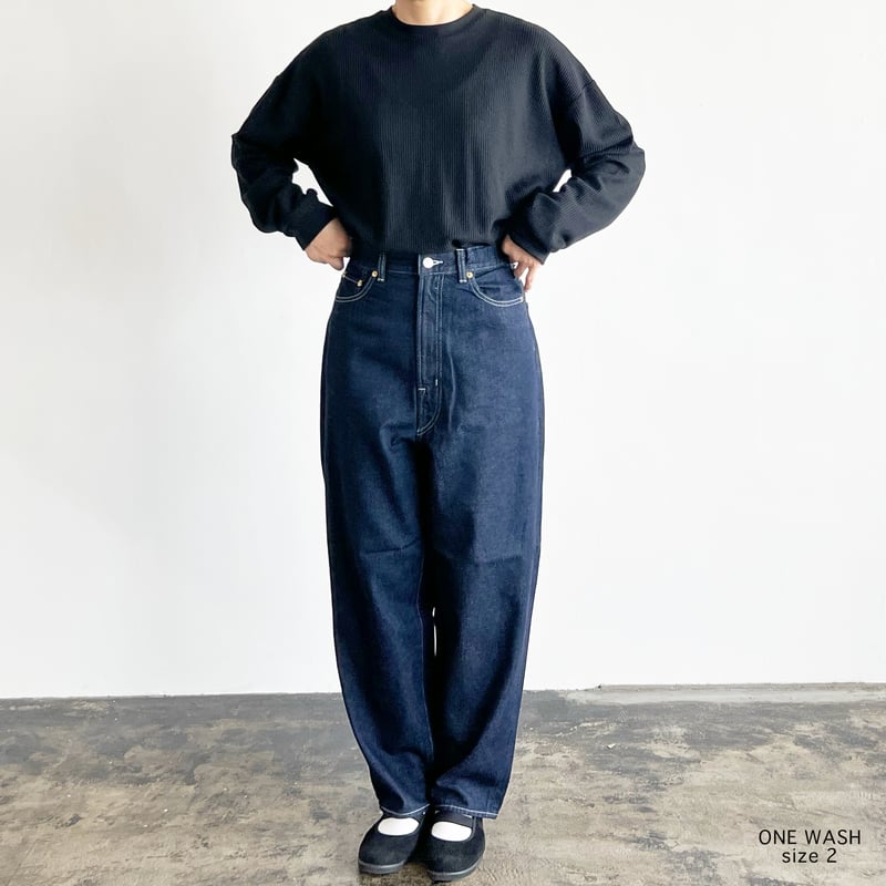 BIG CLASSICAL DENIM PANTS ONE-WASH ビッグクラシカルデニム