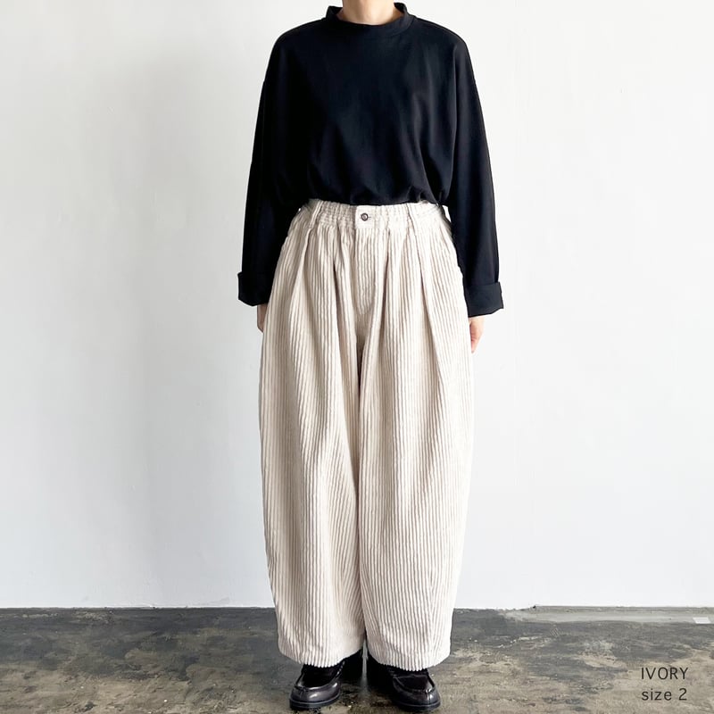 HARVESTY コーデュロイサーカスパンツ BIG CORDUROY CIRCUS PANTS ビッグコーデュロイ サーカスパンツ A