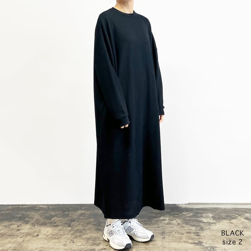 HARVESTY 黒 エッグワンピース size1 HARVESTY ｜ ハーベスティ | EGG DRESSエッグワンピース | BLACK