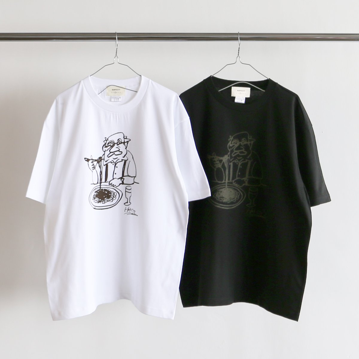 PRINTED BOX TEE【FRONT/FOODIE MAN】 プリントTシャツ A52