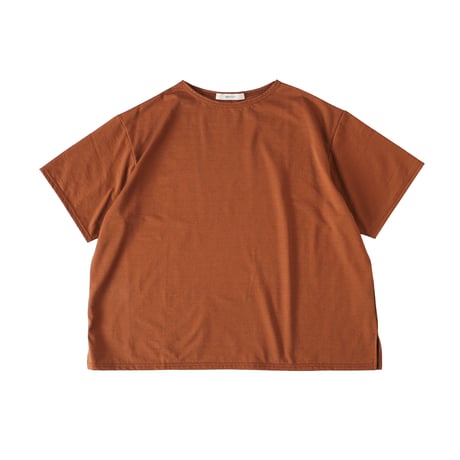 STRIPES JERSEY S/S BOAT NECK TEE  綿麻ストライプ 半袖ボートネックTシャツ  A52606