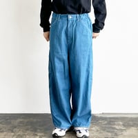 ブラックザベス BLACK DENIM NARROW CIRCUS PANTS / BLACK ONE WAS