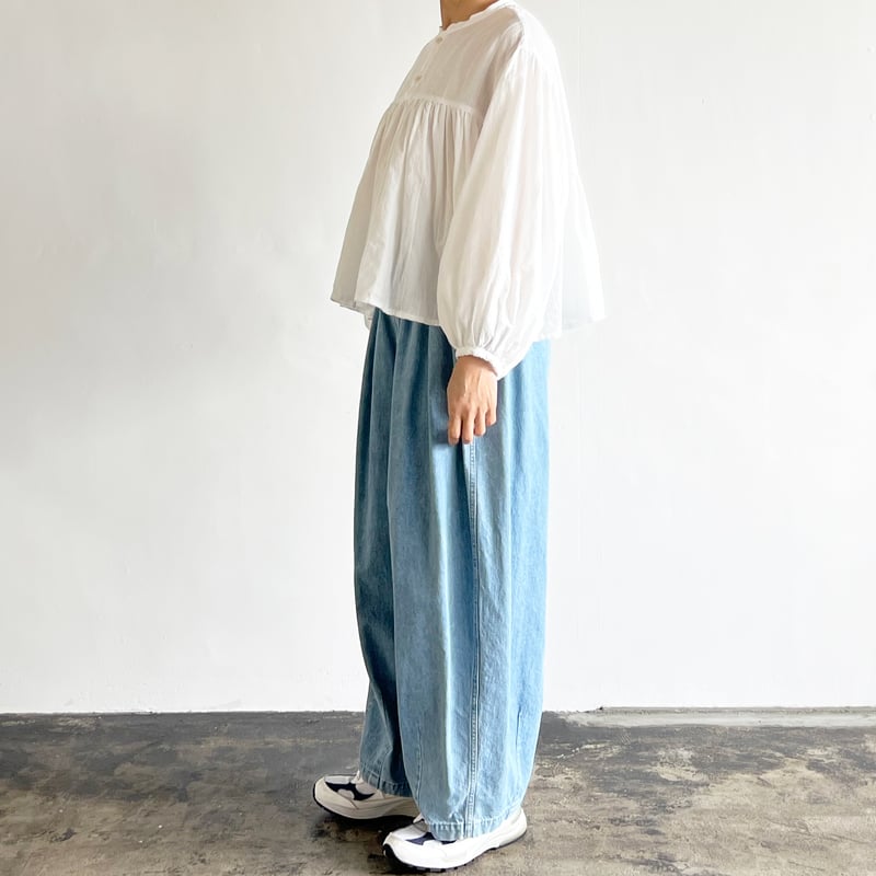 DOBBY LACE BOHEMIAN BLOUSE ドビーレース ボヘミアンブラウス A4
