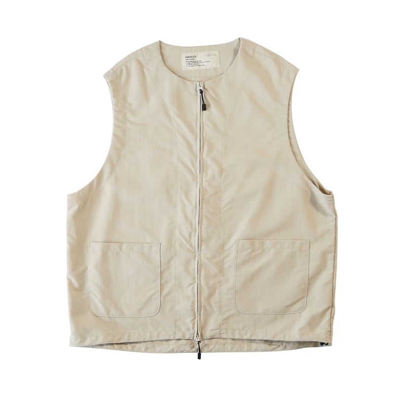NYLON TUSSAR ZIP VEST ナイロンタッサー ジップベスト A32605