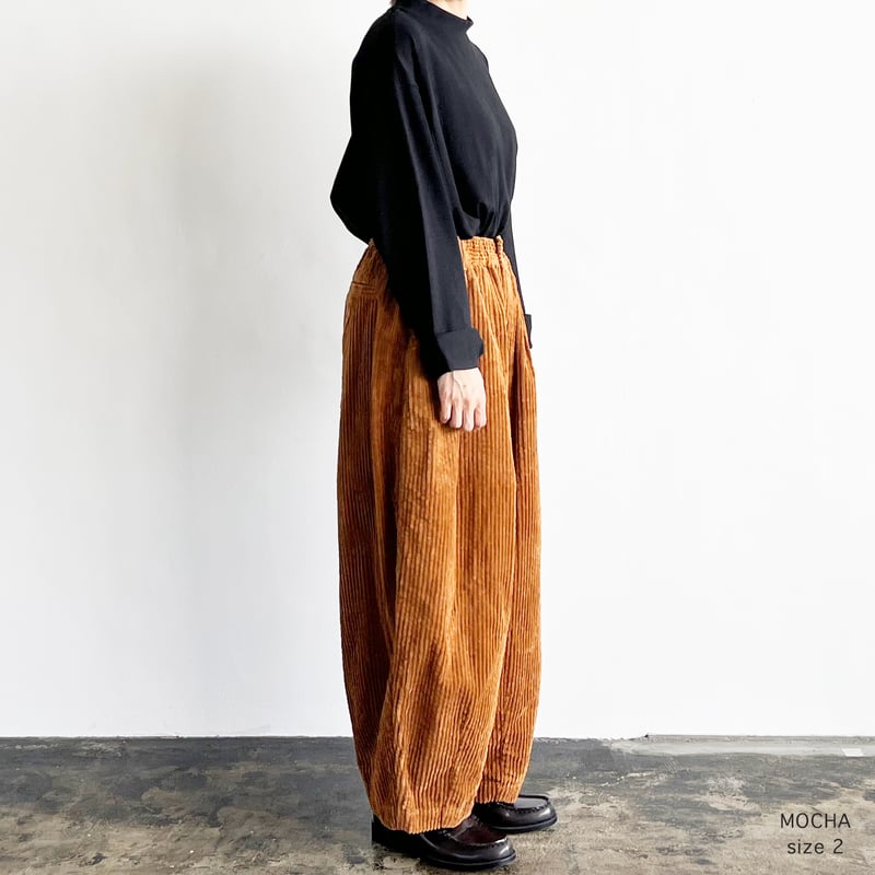 BIG CORDUROY CIRCUS PANTS ビッグコーデュロイ サーカスパンツ A