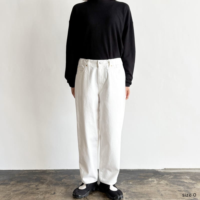 BIG DENIM PANTS WHITE ビッグデニムパンツ ホワイト A12601 |
