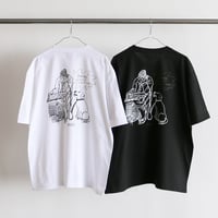 PRINTED BOX TEE【BACK/UNCLE&DOG】 プリントTシャツ  A52613