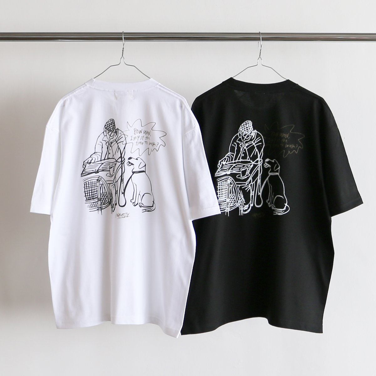 y*♪様 Tシャツセット PRINTED BOX TEE【BACK/UNCLE&DOG】 プリントTシャツ A5261