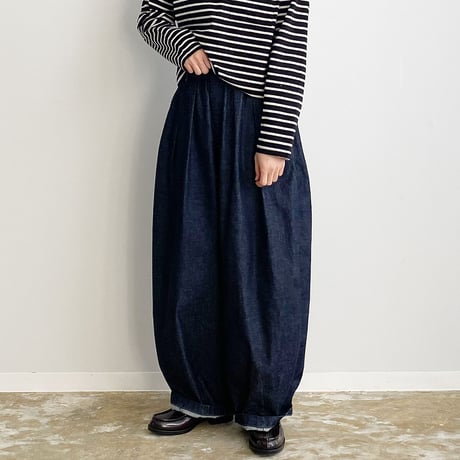 DENIM CIRCUS PANTS　デニムサーカスパンツ / ワンウォッシュデニム　A11801 -98