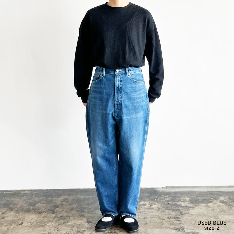 84ルグランブルー　デニム BIG CLASSICAL DENIM PANTS USED BLUE ビッグクラシカルデ