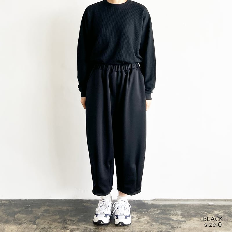 BACK PIQUE JERSEY EASY CIRCUS PANTS 裏カノコジャージ イ