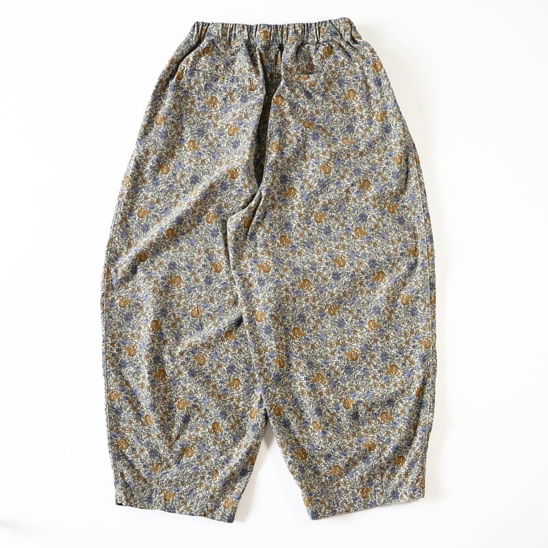はな FLOWER CORDUROY EASY CIRCUS PANTS 花柄コーデュロイ イージ