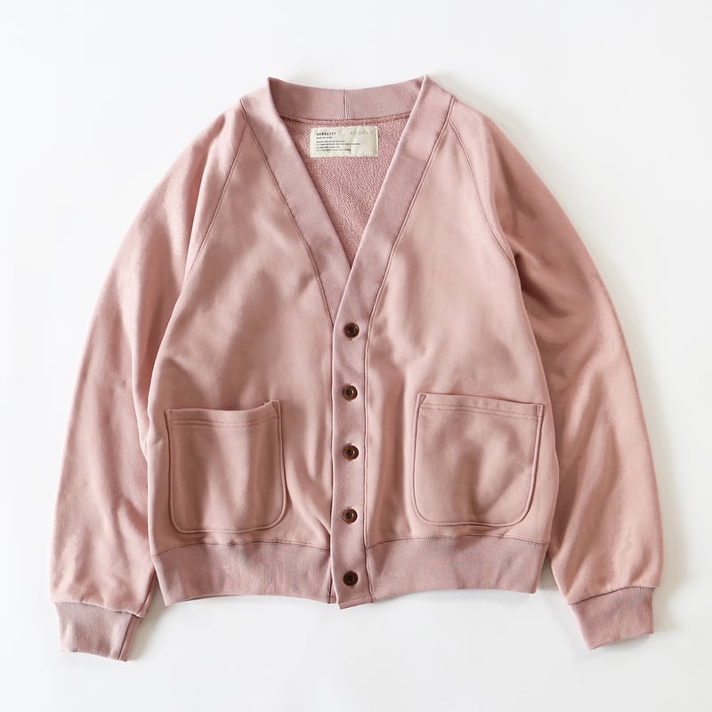 SWEAT CARDIGAN 裏毛スウェット カーディガン A52519 | HARVESTY