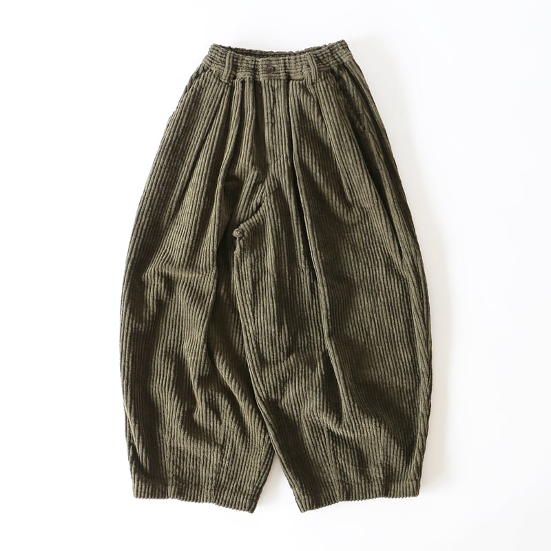 BIG CORDUROY CIRCUS PANTS ビッグコーデュロイ サーカスパンツ A