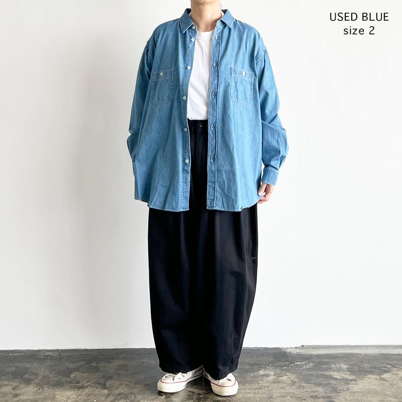 DENIM WORK SHIRT（デニム ワークシャツ ）A32311 | HARVESTY