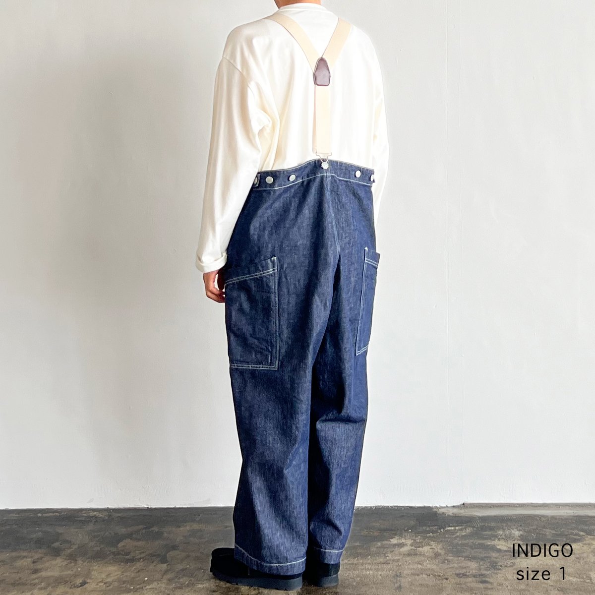 【ハーベスティ】今期新作　サスペンダーガーデンパンツ 　ワンウォッシュ ハーベスティ】今期新作サスペンダーガーデンパンツ ワンウォッシュ