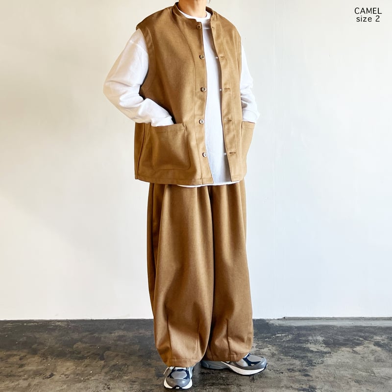 WOOLEN BEAVER CLOTH ATELIER VEST ウールビーバー アトリエベス