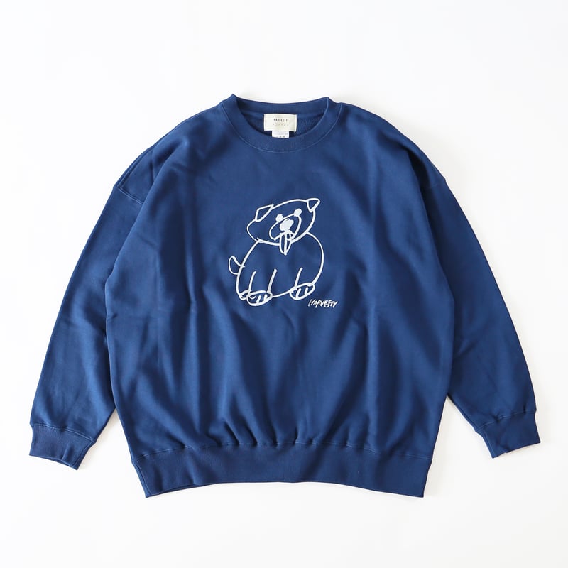 PRINTED SWEATSHIRT【DOG】プリントスウェット A52522 | HARVESTY