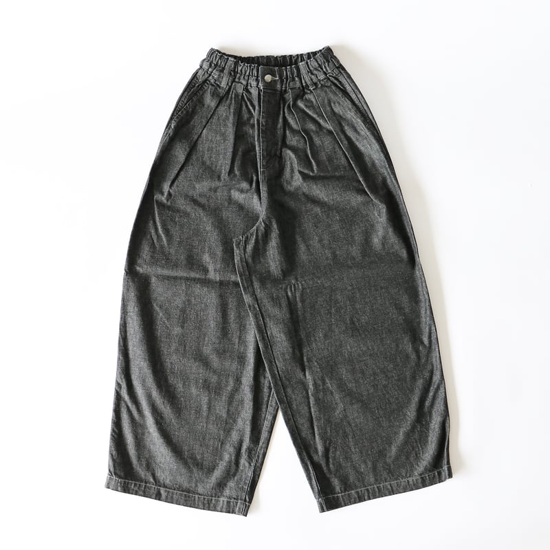 BLACK DENIM CIRCUS BAGGY_BLACK ONE WASH ブラックデニ BLACK DENIM CIRCUS BAGGY_BLACK ONE WASH ブラックデニ