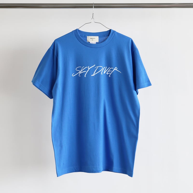 LETTERING PRINT TEE【SKY DIVER】レタリングプリントTシャツ A5