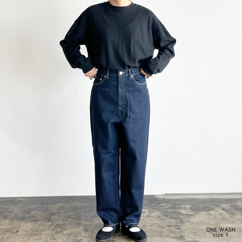 BIG CLASSICAL DENIM PANTS ONE-WASH ビッグクラシカルデニム