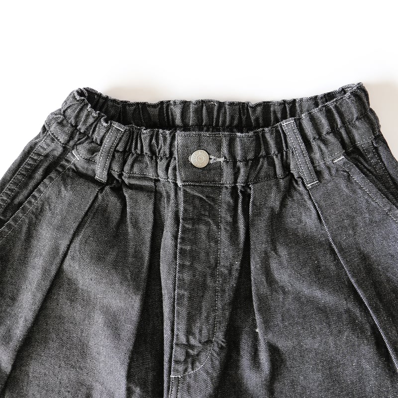 BLACK DENIM CIRCUS BAGGY_BLACK ONE WASH ブラックデニ BLACK DENIM CIRCUS BAGGY_BLACK ONE WASH ブラックデニ