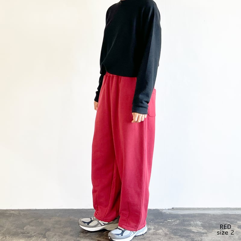 SWEAT EASY CIRCUS NARROW 裏毛スウェット イージーサーカスナロー