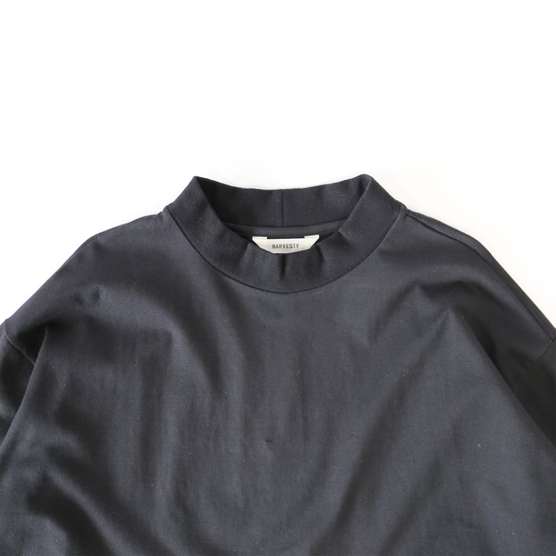 DRAWSTRING MOCK NECK L/S TEE（ドローコード モックネック 長袖T 