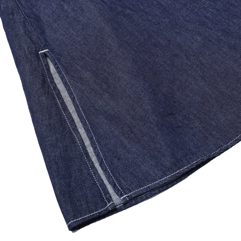 DENIM WORK SHIRT DRESS デニム ワークシャツワンピース A42310