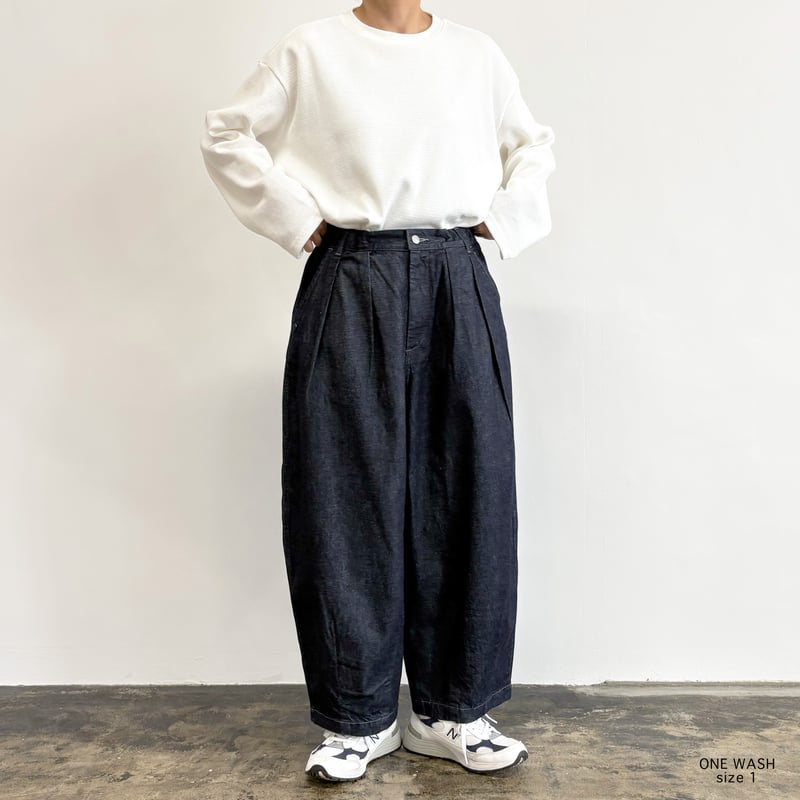 BIG DENIM CIRCUS PANTS (ONE WASH) ビッグデニムサーカスパンツ