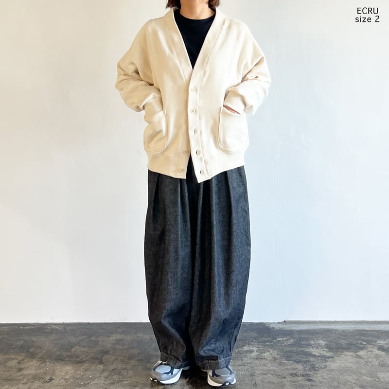 SWEAT CARDIGAN 裏毛スウェット カーディガン A52519 | HARVESTY