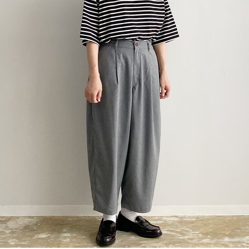 T/R WIDE EGG LONG PANTS (ワイドエッグ ロングパンツ) A21610 ...