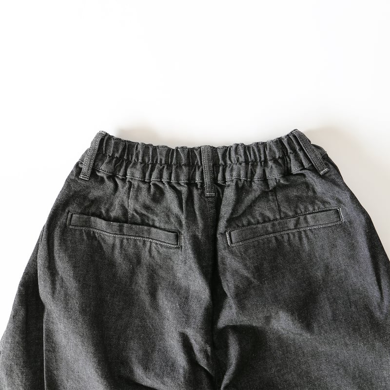 BLACK DENIM CIRCUS BAGGY_BLACK ONE WASH ブラックデニ BLACK DENIM CIRCUS BAGGY_BLACK ONE WASH ブラックデニ