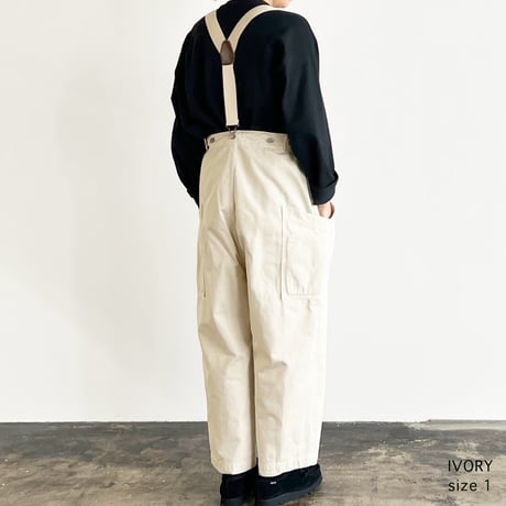 SUSPENDER GARDEN PANTS CHINO  チノ サスペンダーガーデンパンツ  A12402