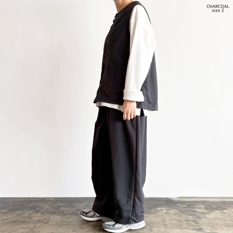 NYLON TUSSAR ZIP VEST ナイロンタッサー ジップベスト A32605