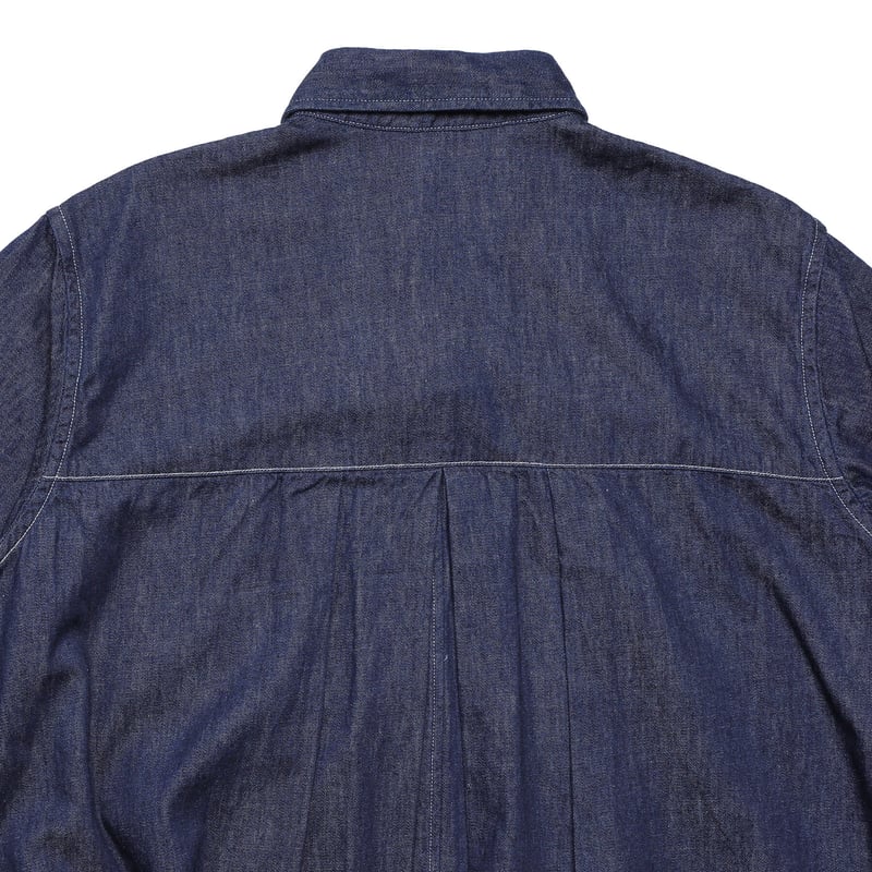 DENIM WORK SHIRT DRESS デニム ワークシャツワンピース A42310
