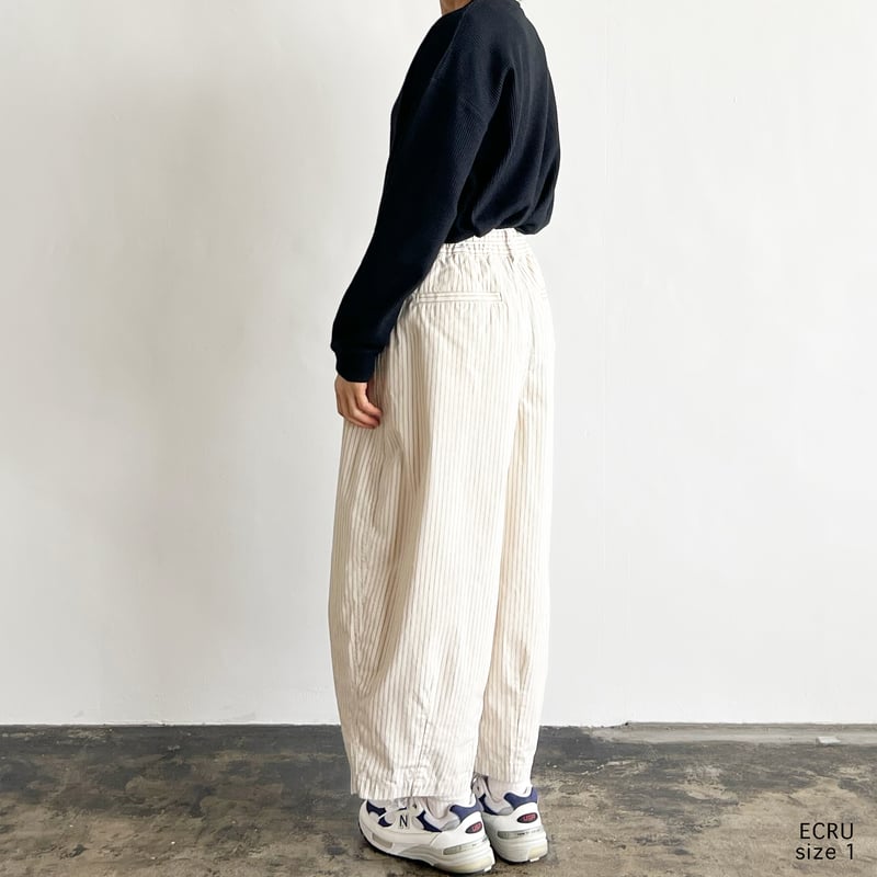 PENCIL STRIPES CIRCUS PANTS ペンシルストライプ サーカスパンツ A