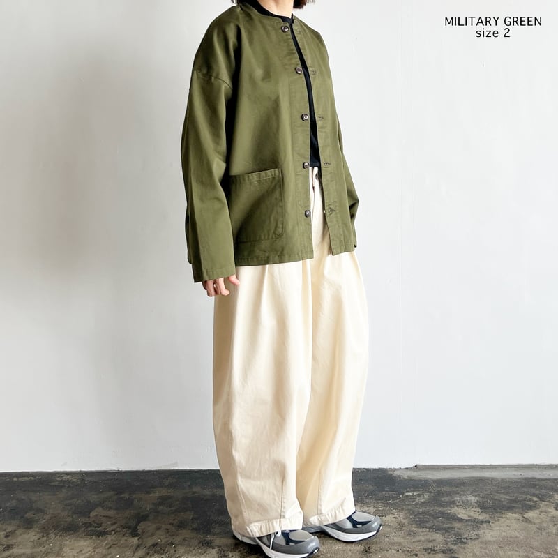 ⚪︎⚪︎ポコさま⚪︎⚪︎⚫︎アトリエジャケット⚫︎アトリエパンツ⚫︎セットアップ⚫︎ CHINO CLOTH ATELIER JACKET チノクロス アトリエジャケット A