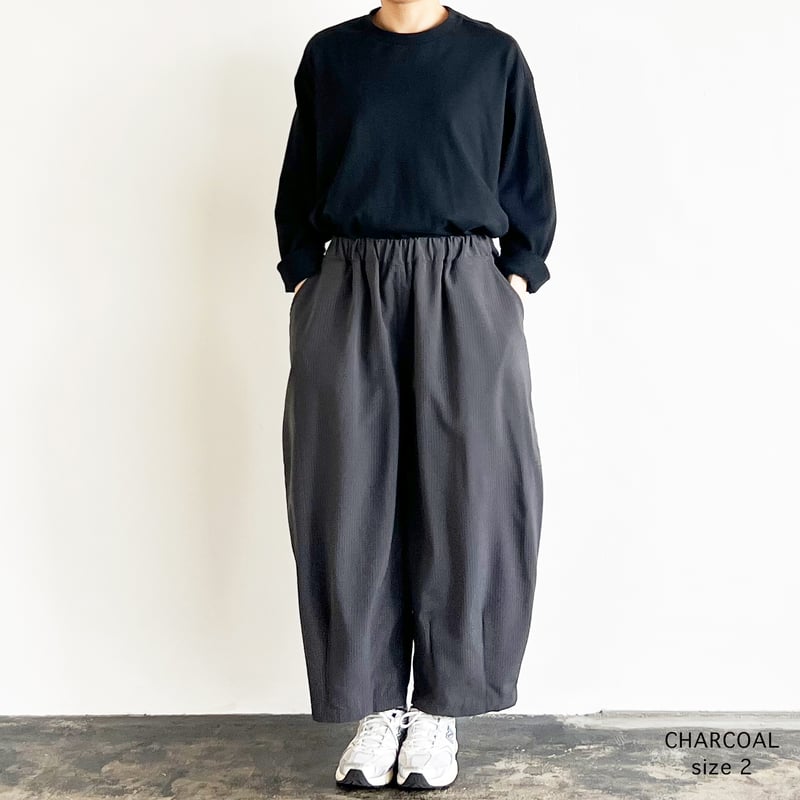 TROPICAL PINSTRIPES CROPPED EASY CIRCUS PANTS 