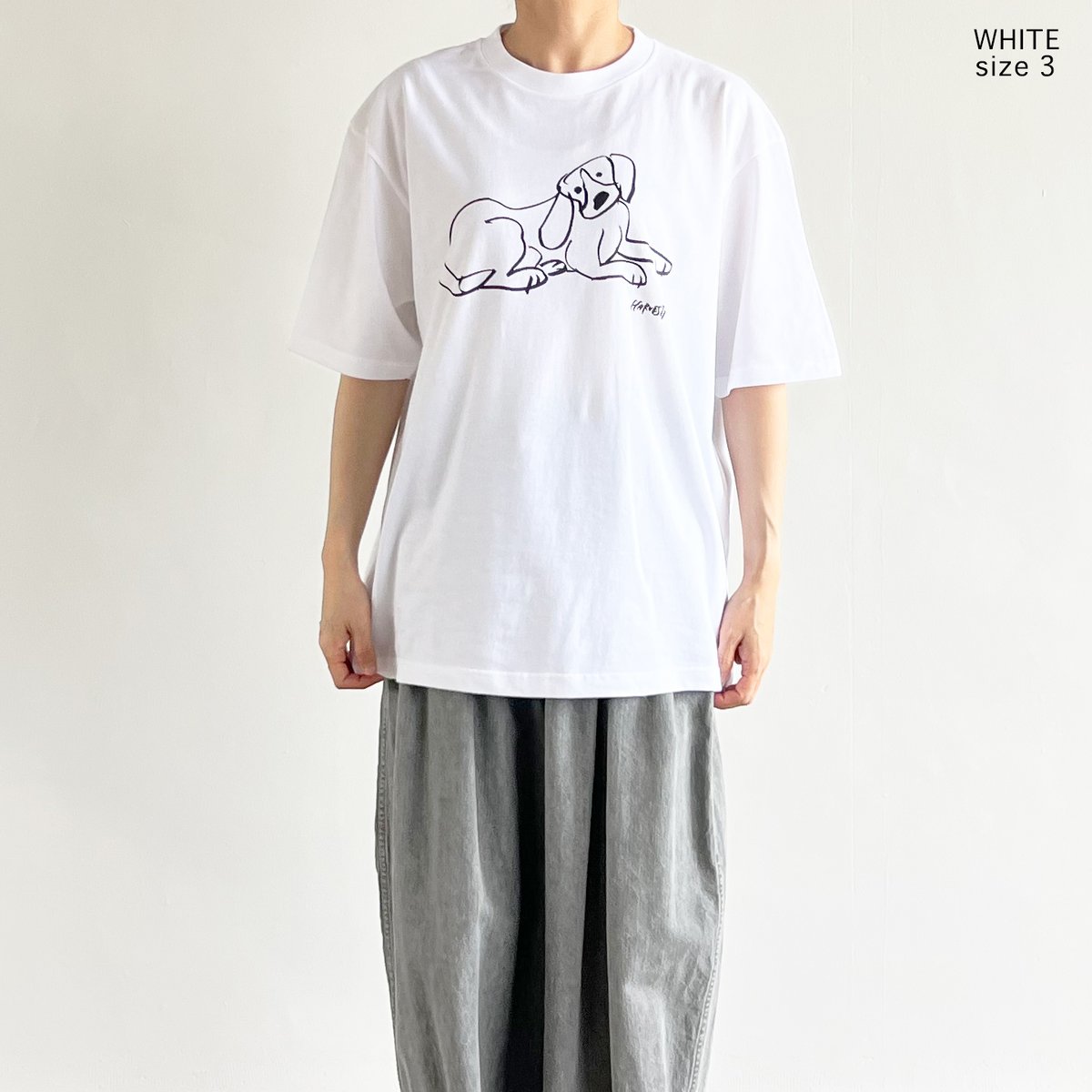 PRINTED BOX TEE【DOG】 プリントTシャツ A52506 | HARVESTY