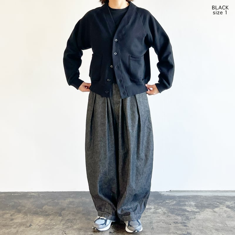 SWEAT CARDIGAN 裏毛スウェット カーディガン A52519 | HARVESTY