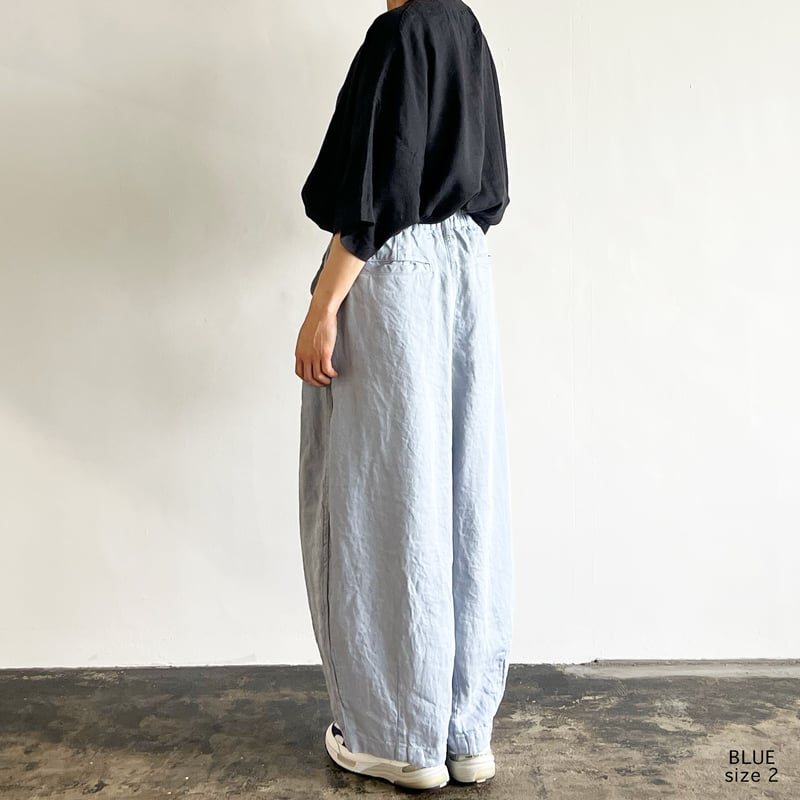 LINEN TWILL CIRCUS PANTS リネンチノ サーカスパンツ A12514