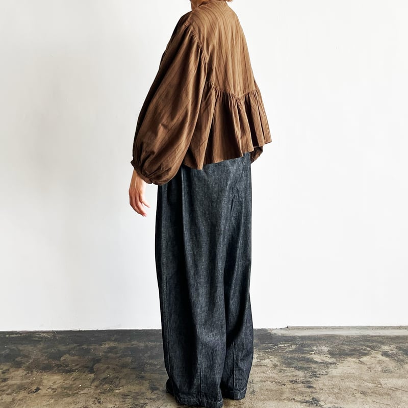 DOBBY LACE BOHEMIAN BLOUSE ドビーレース ボヘミアンブラウス A4