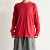 CREW NECK  L/S TEE ORGANIC COTTON RIB  長袖クルーネックT  オーガニックコットンフライス  A52604