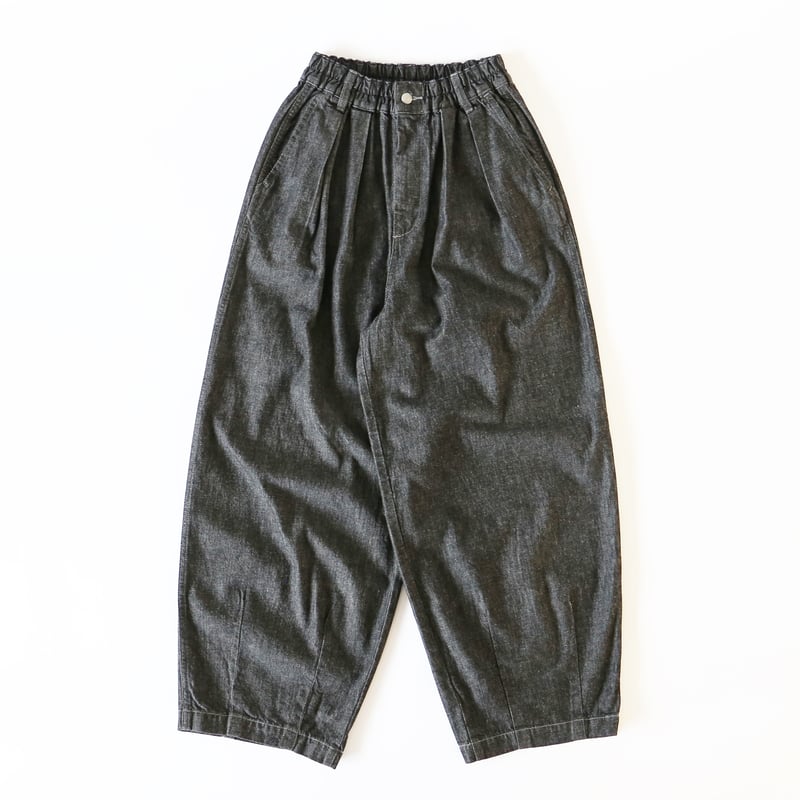BLACK DENIM NARROW CIRCUS PANTS / BLACK ONE WAS BLACK DENIM NARROW CIRCUS PANTS / BLACK ONE WAS