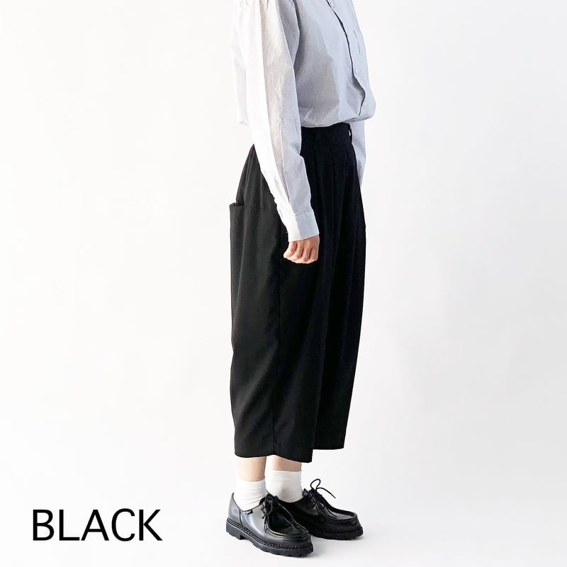 T/R WIDE EGG CROPPED PANTS ワイドエッグ クロップドパンツ A2 T/R WIDE EGG CROPPED PANTS ワイドエッグ クロップドパンツ A2