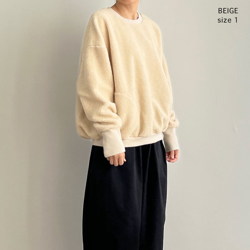 BOA FLEECE EGG PULLOVER(ボアフリース エッグプルオーバー)A52315...